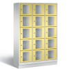CLASSIC Locker with transparent doors (15 wide compartments)